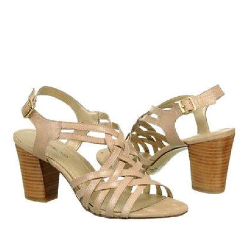 Kitchie Tan Heeled Sandals